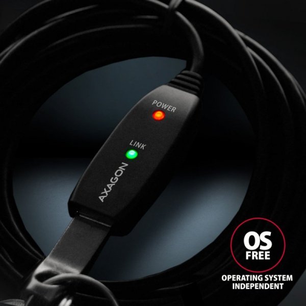 AXAGON ADR-305 USB 3.0 A-M -&gt; A-F aktywny kabel przedłużacz/wzmacniacz 5m