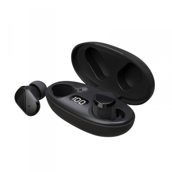 Savio Słuchawki  bezprzewodowe Bluetooth 5.3, IPX4, dotykowe sterowanie, TWS-10