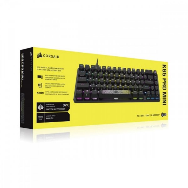Corsair Klawiatura K65 Pro Mini RGB 65% Optical-Mechanical