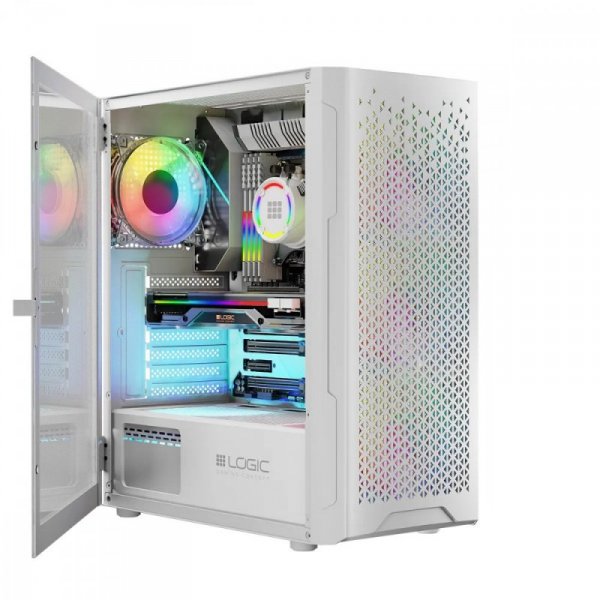 Logic Concept Obudowa Komputerowa Logic Aramis ARGB Midi USB 3.0 Biała