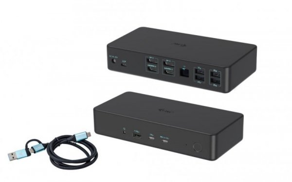 i-tec Stacja dokująca USB 3.0 / USB-C / Thunderbolt 3 Professional Dual 4K Display Docking Station Generation 2 + Power Delivery