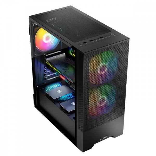 Logic Concept Obudowa komputerowa Arya ARGB USB 3.0 Midi Tower Czarny