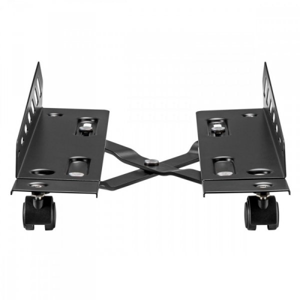 Maclean Podstawka wózek pod komputer CPU max 25kg kółka NanoRS RS480 Czarny