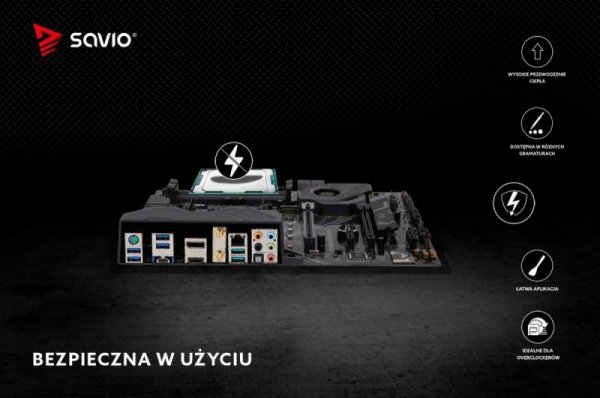Savio Pasta termoprzewodząca 14,5W/m-K 1g TG-04