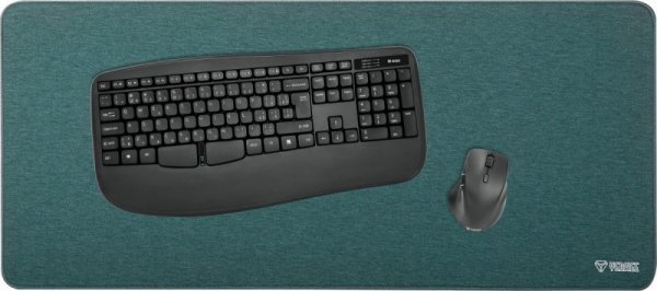 YENKEE Podkładka pod klawiaturę i mysz XXL YPM 9040 Zielona