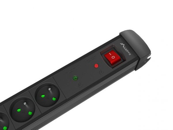 Lanberg Listwa zasilająca  1,5m 5x230V  SP1-05E-0150-BK