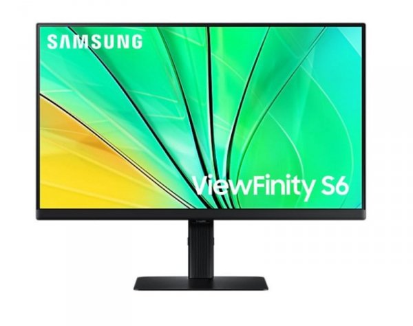 Samsung Monitor 24 cale ViewFinity S60D IPS 2560x1440 WQHD 16:9 1xHDMI 1xDP 3xUSB 3.0 5ms PinP/PbyP 100Hz HAS+PIV płaski 3YOn-Si