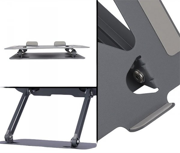 Media-Tech Podstawka pod laptopa regulowana, ergonomiczna 10-17 cali MT2661