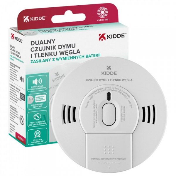 KIDDE Czujnik tlenku węgla i dymu K10SCO
