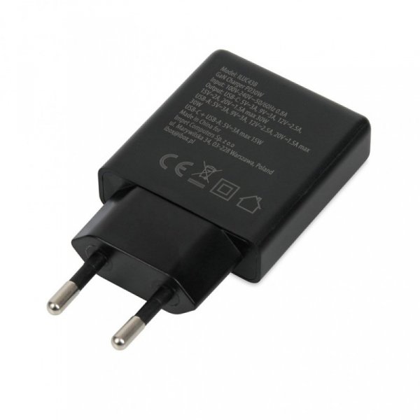 iBOX Ładowarka sieciowa C43B USB C  30W