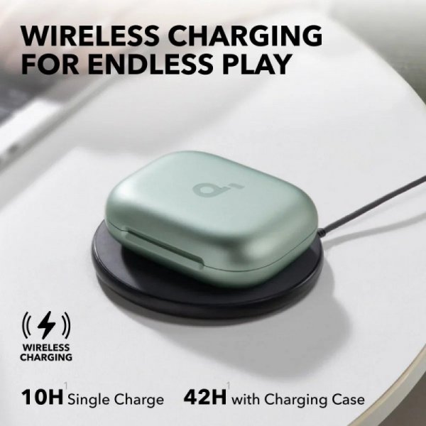 Anker Słuchawki bezprzewodowe Soundcore Aero Fit 2 Bluetooth zielone