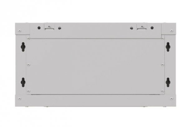 Lanberg Szafa instalacyjna rack wisząca 19" 4U 540x350 szara drzwi przeszklone (flat pack)