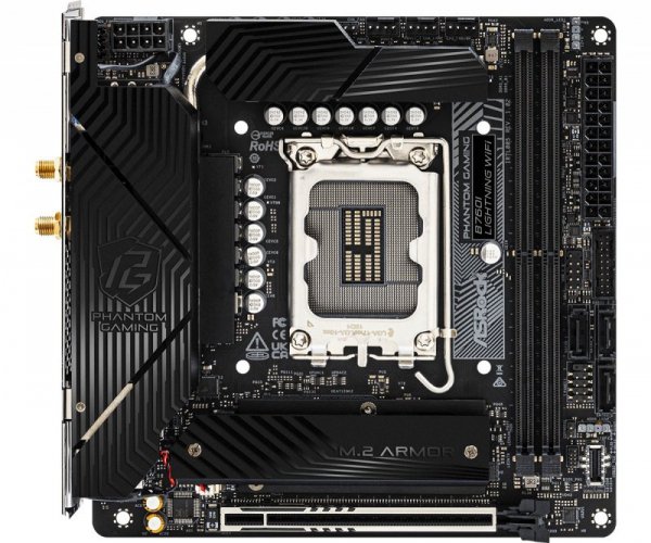 ASRock Płyta główna B760I LIGHTNING WIFI s1700  2DDR5 mITX DP/HDMI