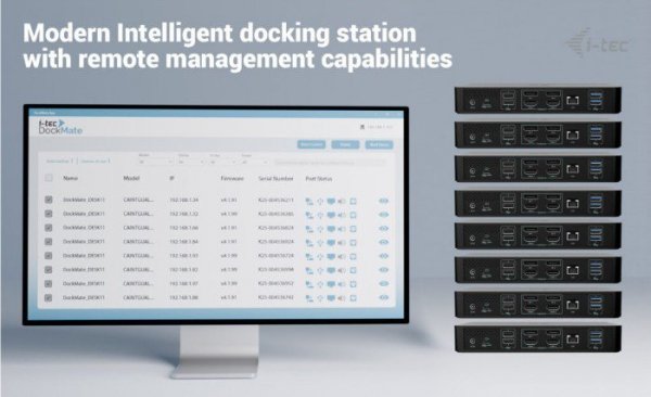 i-tec Stacja dokująca Universal Intelligent Dual Display Docking Station Power  Delivery 100W