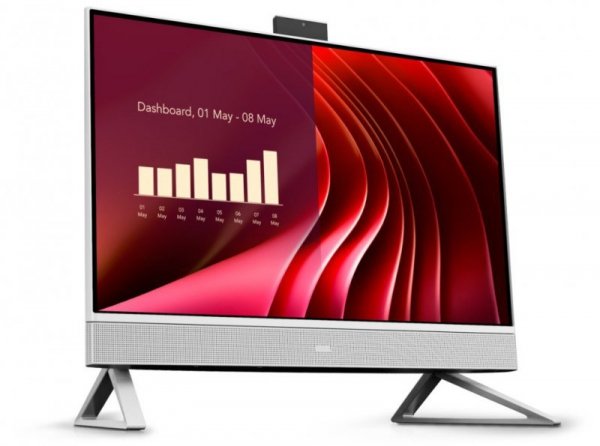 Dell Komputer Dell 24 All-in-One EC24250 Win 11 Pro i5-1334U/16GB/512GB SSD/23.8 FHD/Intel Iris Xe/Cam/WLAN + BT/Backlit Kb/3Y P