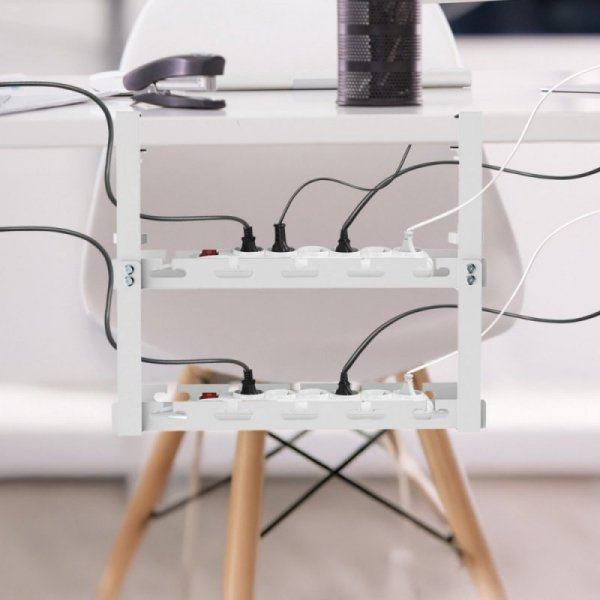 Maclean Organizer podbiurkowy na kable, MC-104W