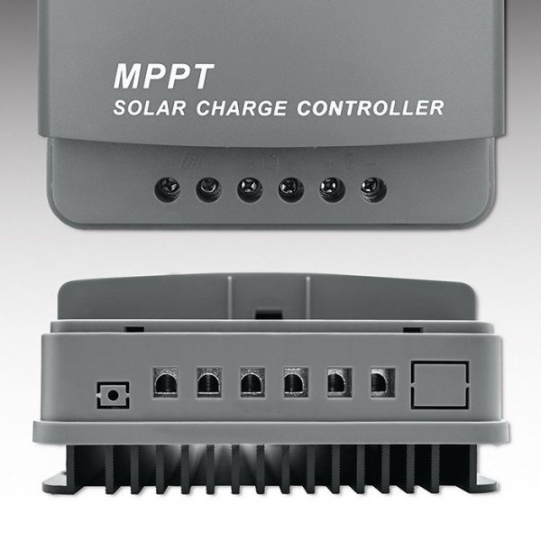 Qoltec Solarny regulator ładowania MPPT z czujnikiem temperatury 60A |  12V/24V | LCD | Bluetooth | APP | GEL | LiFePO4
