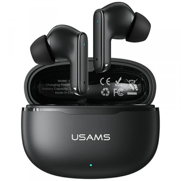 USAMS Słuchawki bluetooth 6.0 E05 TWS czarne