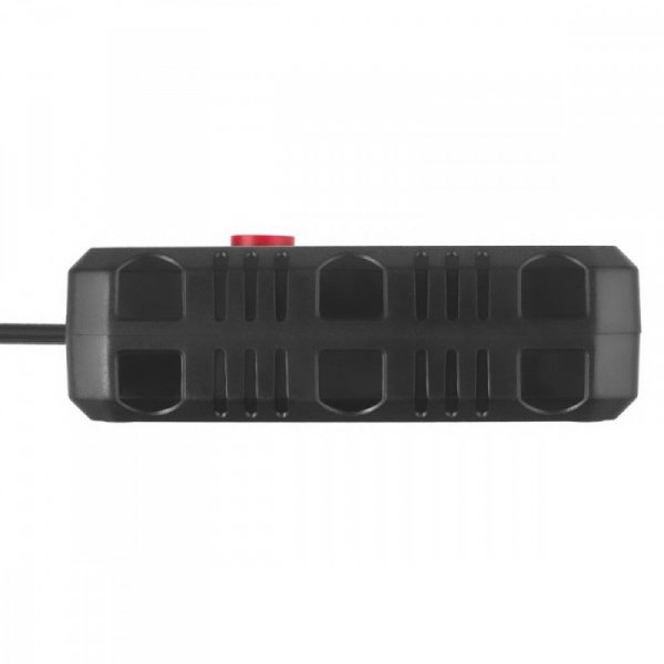 Maclean Listwa zasilająca MCE388 B 2 gniazda, 3xUSB, 110-240V AC 50/60Hz, 2.1A max 2500W, 3m czarna