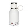 Asobu - Dog Bowl Bottle Stainless Steel Biała - Butelka z miską dla psa 1,1L