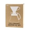 Hario zestaw V60 Dripper & Pot White - drip + serwer + filtry