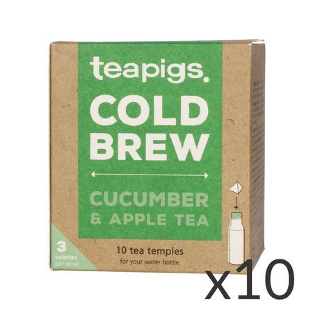 teapigs Cucumber & Apple - Cold Brew 10 piramidek - zestaw 10 sztuk