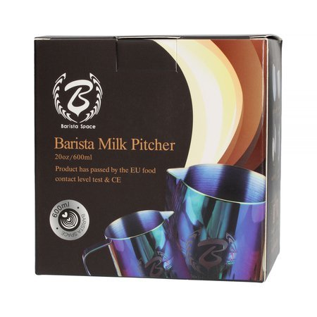Barista Space - Dzbanek do mleka czarny 600 ml