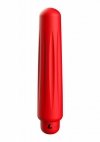 Delia - ABS Bullet With Sleeve - 10-Speeds - Red