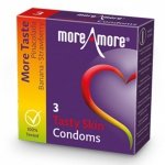 Prezerwatywy - MoreAmore Condom Tasty Skin 3 szt