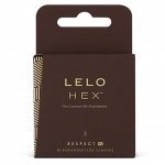 Prezerwatywy - Lelo HEX Condoms Respect XL 3 szt