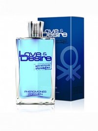 Love & Desire 100ml - Perfumy z Feromonami dla Mężczyzn | SHS 