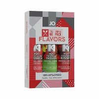 Zestaw lubrykantów - System JO Tri Me Triple Pack Flavors 