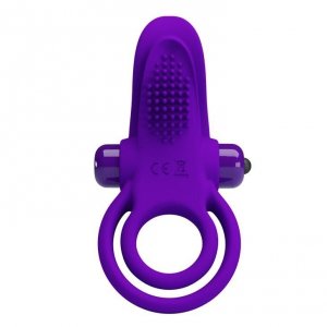 PRETTY LOVE - VIBRANT PENIS RING Purple- 10 function vibrations 