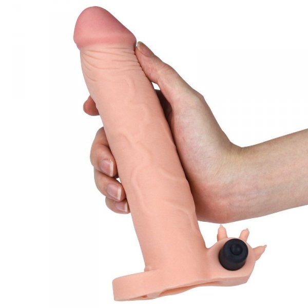 Add 3&quot; Pleasure X Tender Vibrating Penis Sleeve