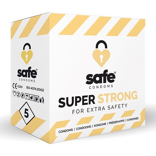 SAFE - Condooms Super Strong voor extra veiligheid (5 stuks)