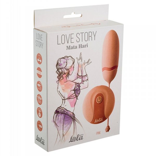 Lola Toys Love Story - Vibrating Egg - Mata Hari Pink