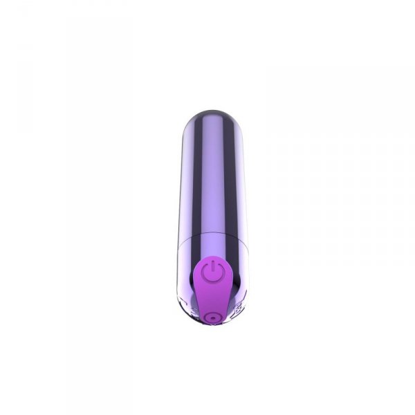 Power Bullet USB 10 functions Glossy Purple