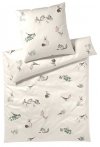 Elegante poszewka satyna Sketch offwhite 24507 40x80, 80x80