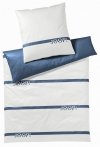 Joop pościel mako-satin Logo stripes blau 4101 135x200