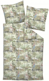 Janine pościel mako-satin Milano grün 45100 155x200