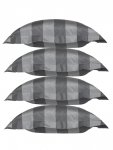 Curt Bauer poszewka Como stahlgrau 2044 15x40, 40x40, 40x80, 80x80