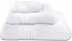 Nowoczesny ręcznik jednolity biały 700g - 30x50, 50x100, 70x140
