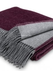 Estella dwustronny koc Tivoli bordo 8610 150x200