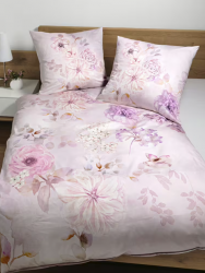 Janine pościel mako-satin Modern art rosa 42165 155x200