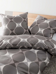 Janine pościel mako-satin J. D. taupe 87103 155x200