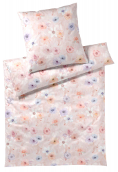 Elegante pościel letnia mako batyst Pastel rosarot 24519 155x200
