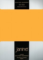Janine prześcieradło elastic-jersey z gumką sonnengelb
