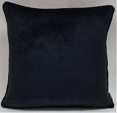 Poszewka welwet czarna 45x45