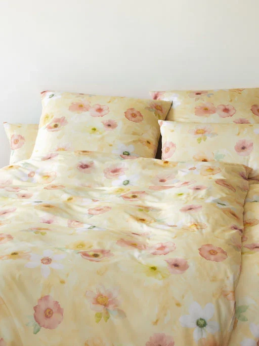 Elegante poszewka mako batyst Pastel gelb 24519 40x80, 80x80