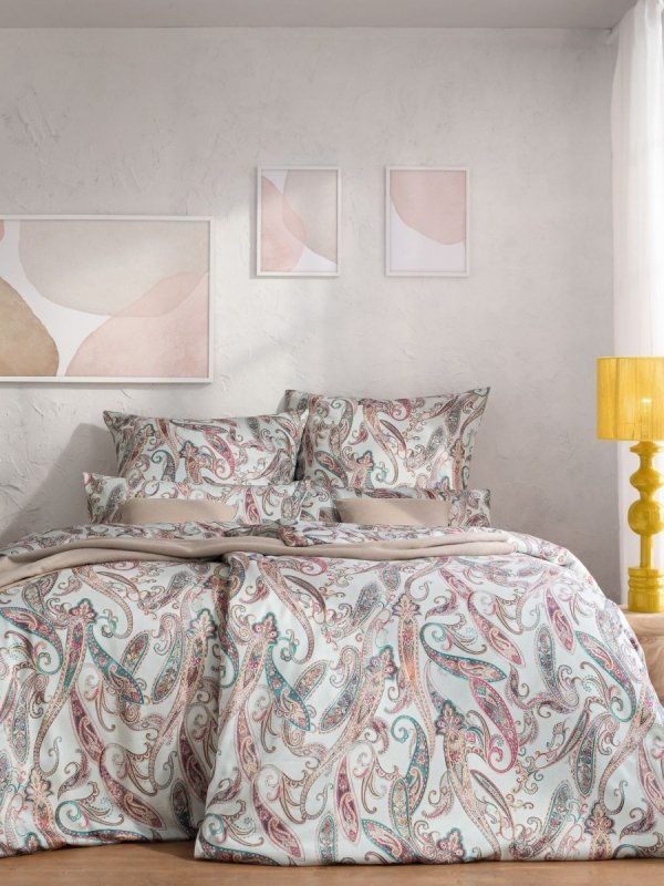 Estella mako-satin Adora grün 7964 135x200